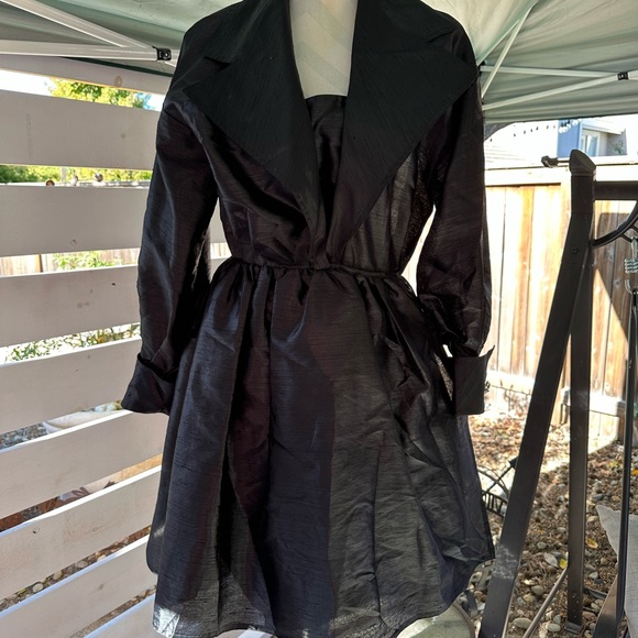 Fabulous Retro Faux Silk Shantung Dress - Picture 2 of 14